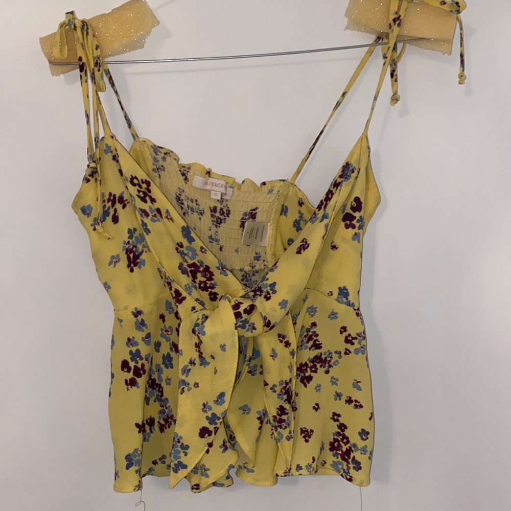 Yellow floral cami ⚡️SEND BEST OFFER⚡️